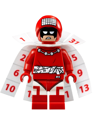 LEGO Minifigure-Calendar Man-The LEGO Batman Movie-sh335-Creative Brick Builders